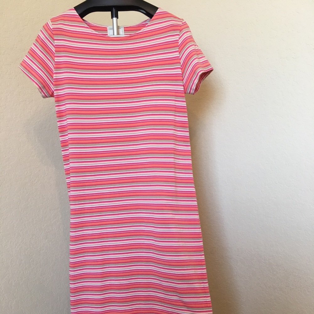 Cute, pink , maxi dress.